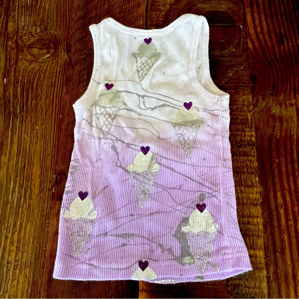 Baby Girl Matching Set purple / silver splatter design - Picture 7 of 7